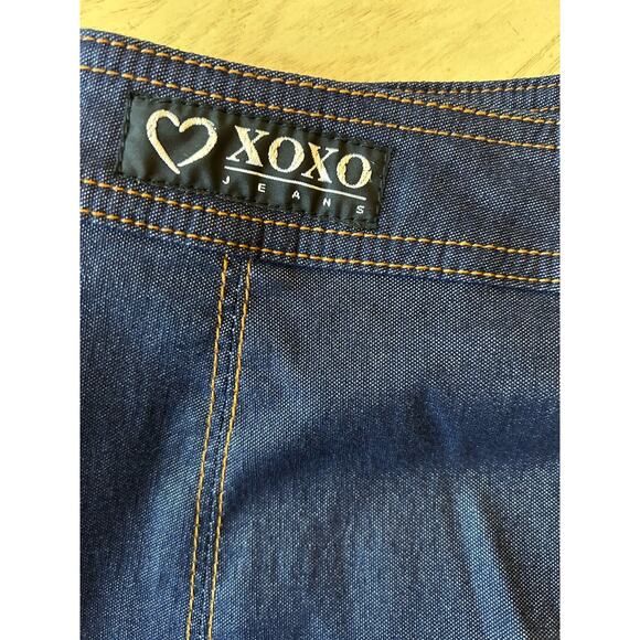 VTG 90s XOXO Jean Pencil Skirt maxi Office Western Cowgirl Denim XS 00 Y2K - Picture 6 of 6